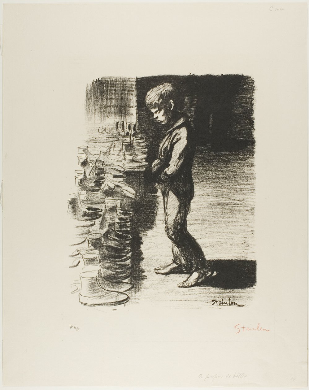 A csizmákról alkotó: Théophile Alexandre Pierre Steinlen