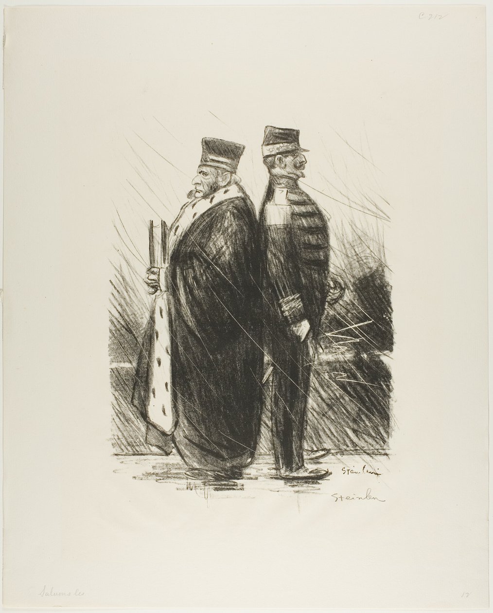 Tisztelegjetek előttük! alkotó: Théophile Alexandre Pierre Steinlen