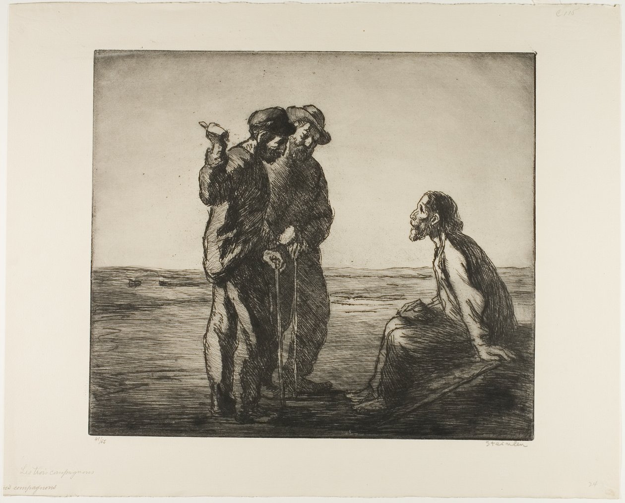 A három társ alkotó: Théophile Alexandre Pierre Steinlen