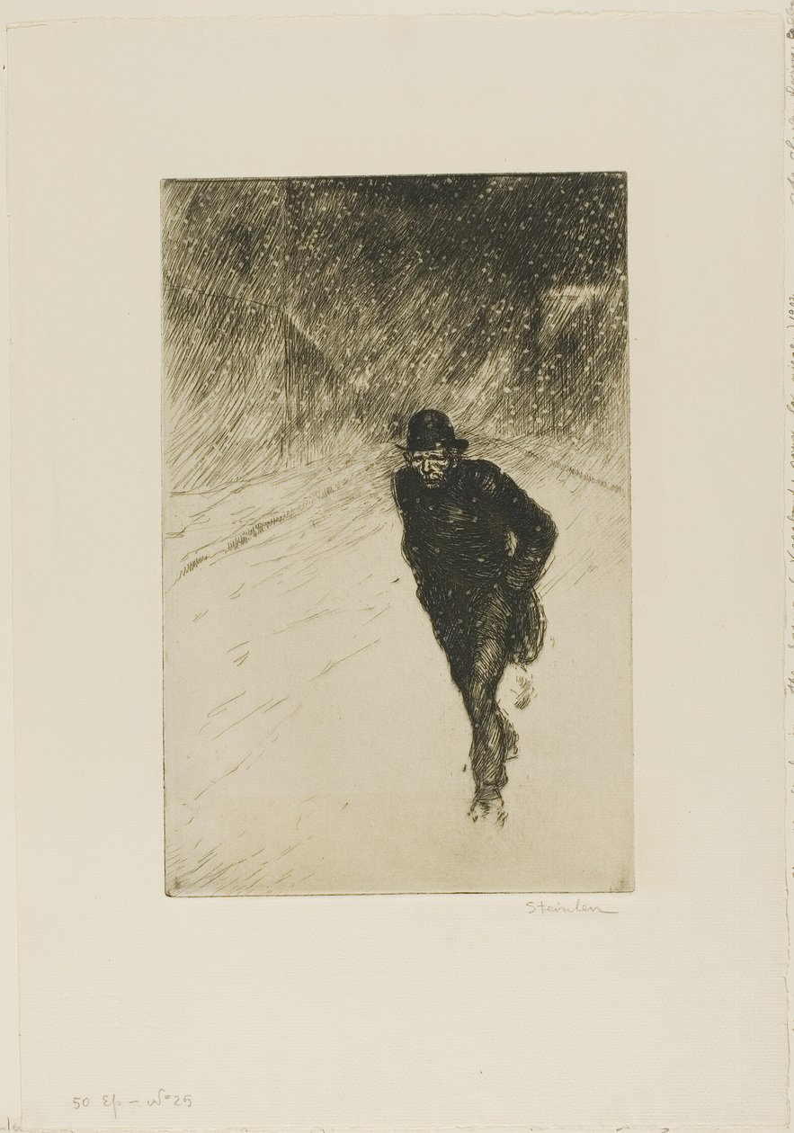 Vagabond a hóban alkotó: Théophile Alexandre Pierre Steinlen