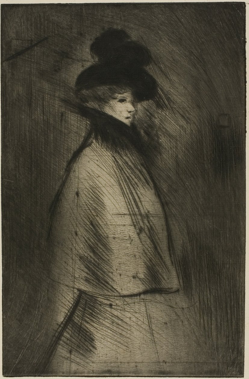 Nő Sétáló alkotó: Théophile Alexandre Pierre Steinlen