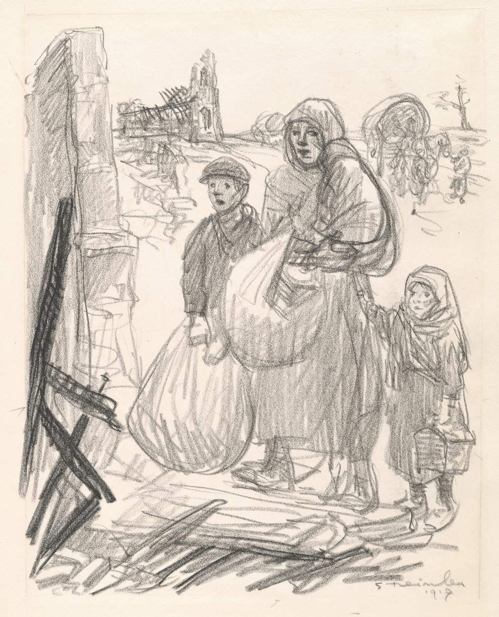Itt van, velünk! alkotó: Théophile Alexandre Steinlen