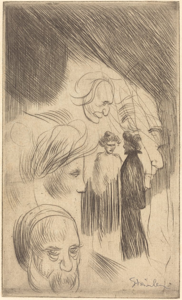 Vázlattábla, 1902. alkotó: Théophile Alexandre Steinlen