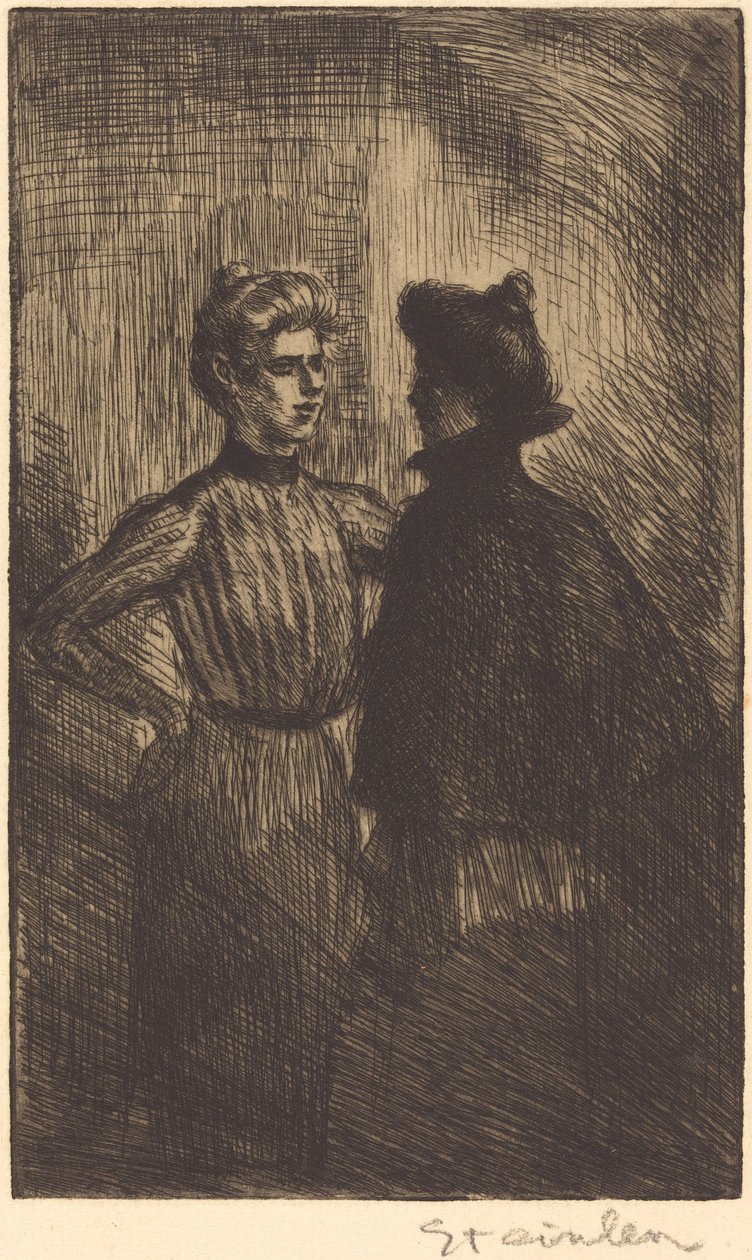 Találkozás (Találkozás) alkotó: Théophile Alexandre Steinlen