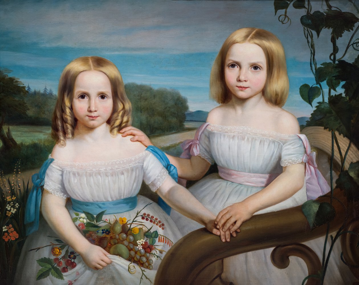 Olympe és Flore Chauveau alkotó: Théophile Hamel