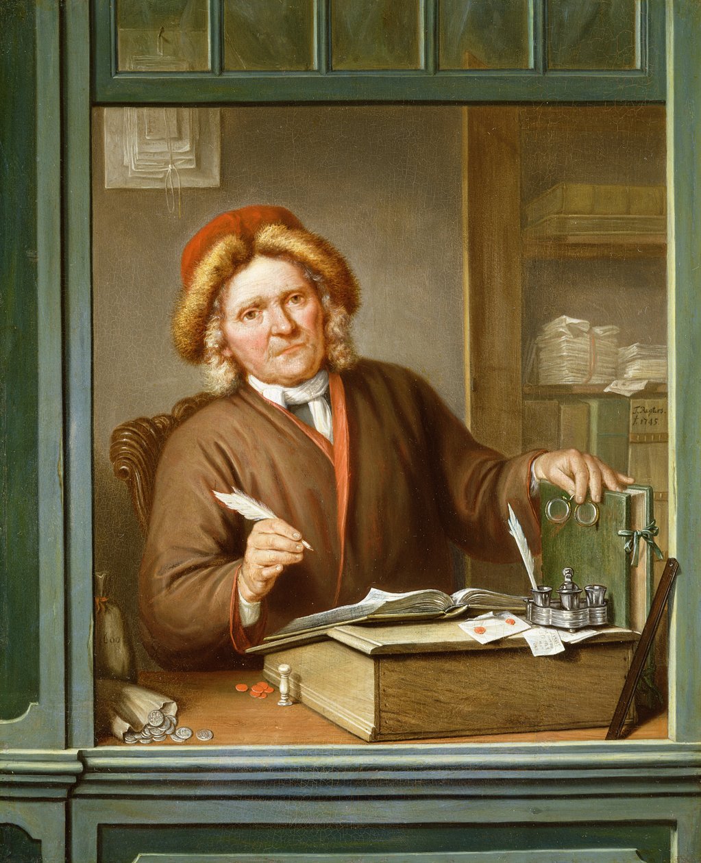 Adószedő, 1745 alkotó: Tibout Regters
