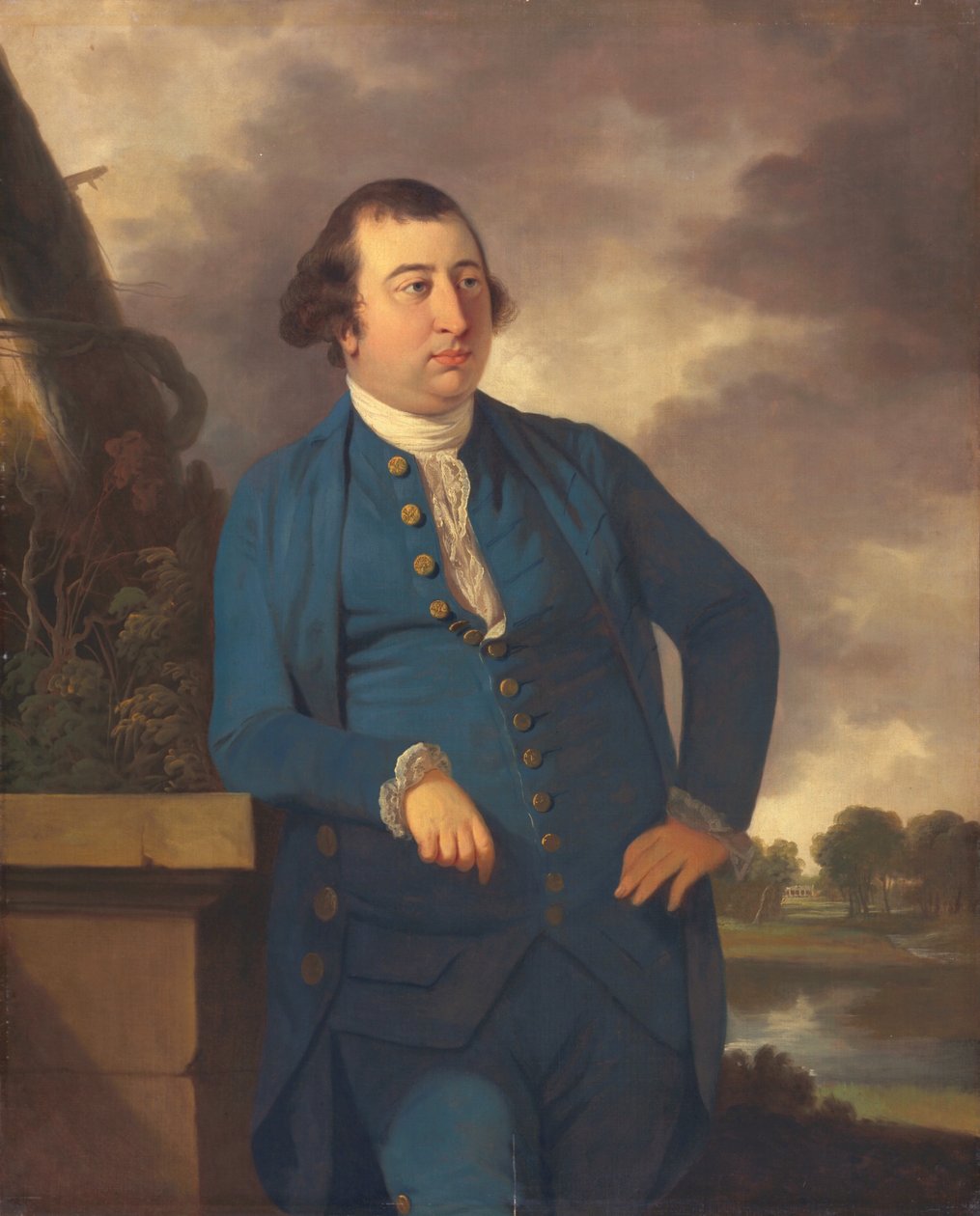 Ember egy indiai tájon, 1773 körül alkotó: Tilly Kettle
