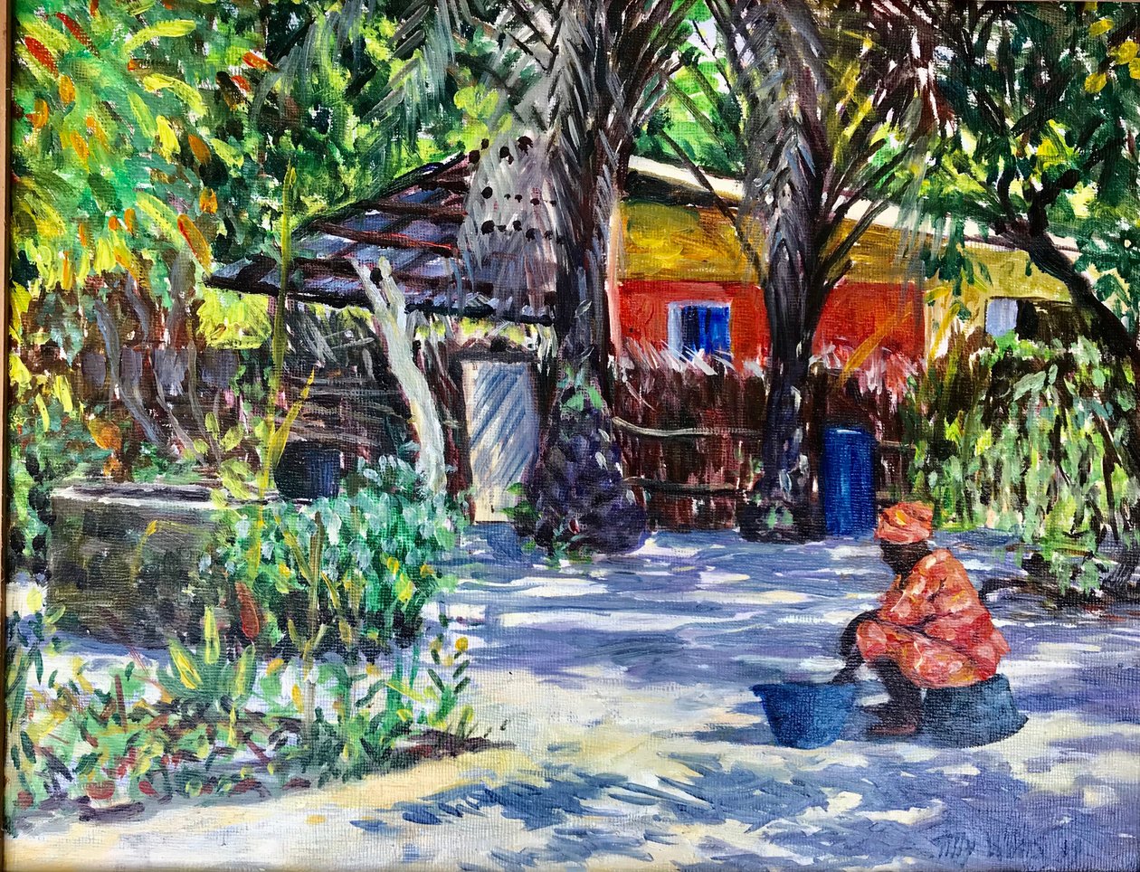 African Shadows 2019 (olaj) alkotó: Tilly Willis