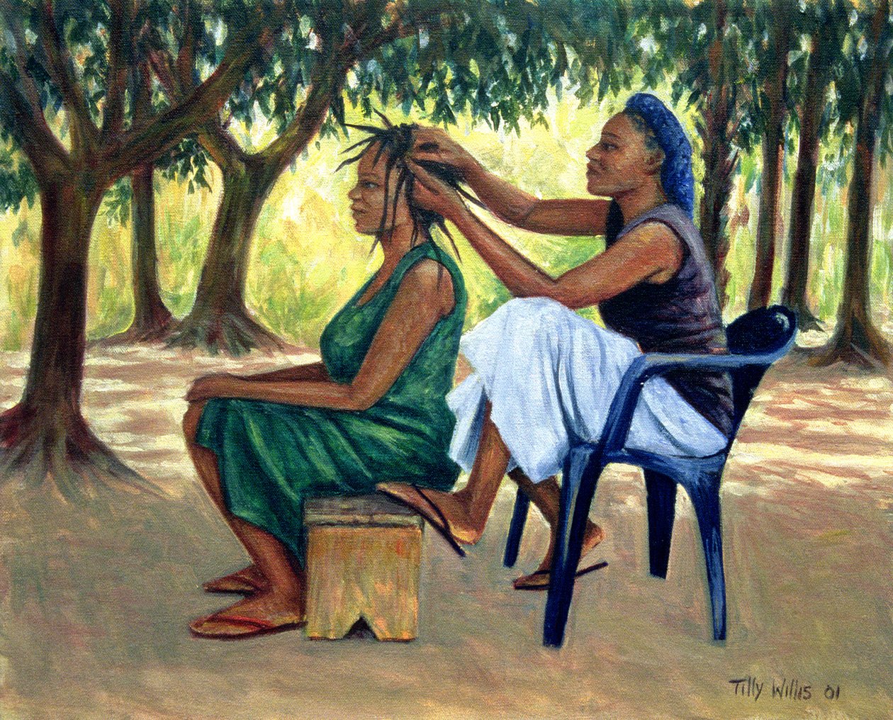 A fodrász, 2001 alkotó: Tilly Willis