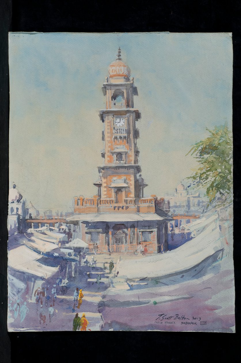 Óratorony, Jodhpur, 2013 alkotó: Tim Scott Bolton