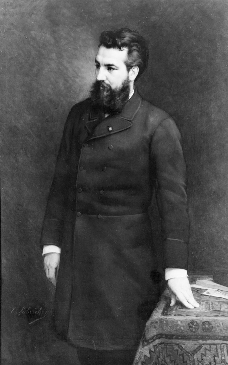 Alexander Graham Bell, 1882 alkotó: Timoleon Marie Lobrichon