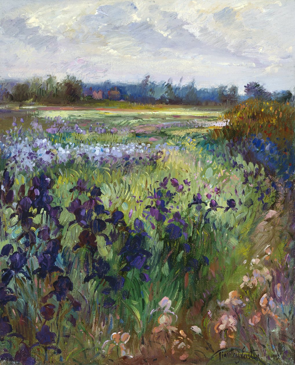 Across Great Green, Burgate, 1992 alkotó: Timothy Easton