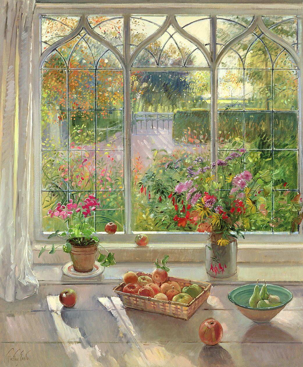 Őszi gyümölcsök és virágok, 2001 alkotó: Timothy Easton