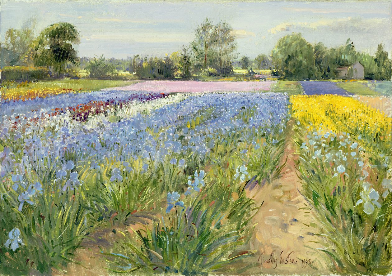 Virágos sakktábla, 1995 alkotó: Timothy Easton