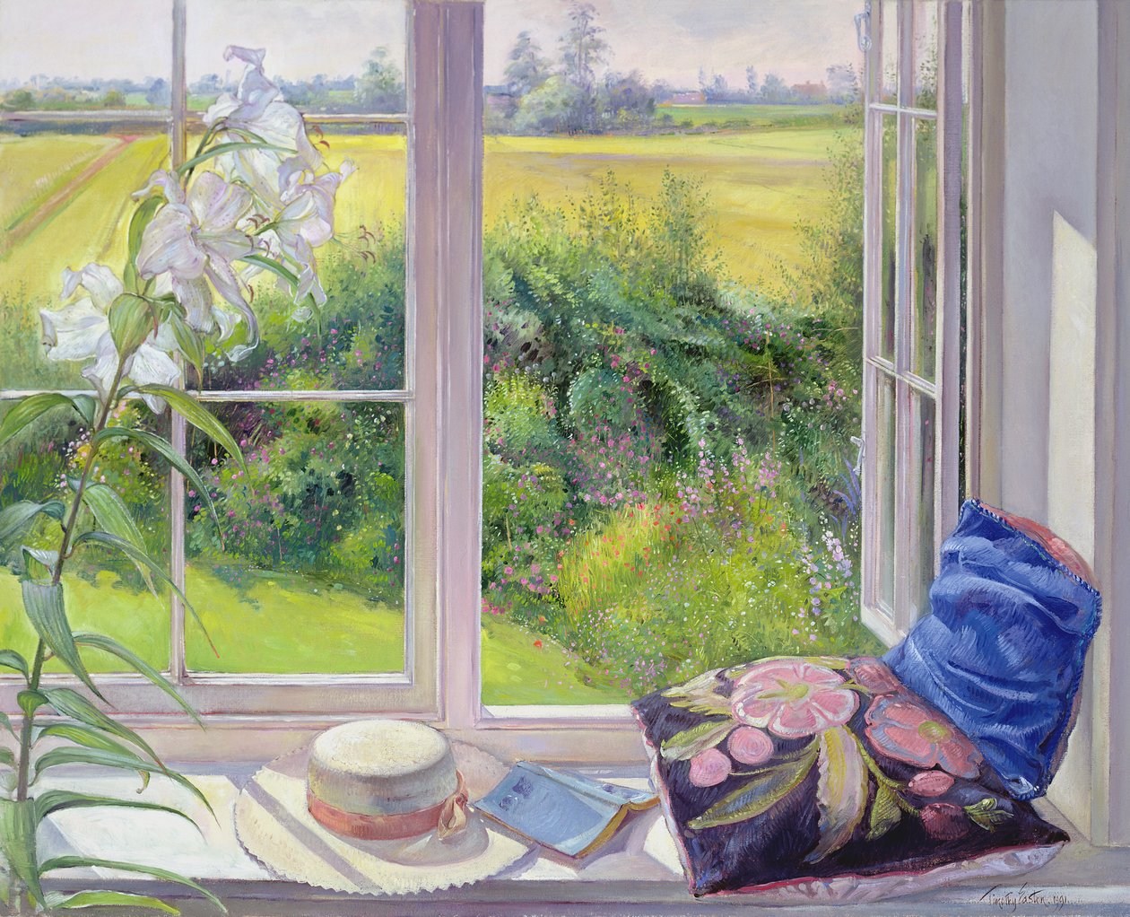 Ablakülés és Liliom, 1991 alkotó: Timothy Easton