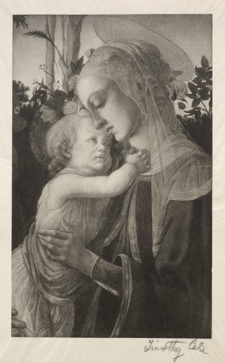 Régi olasz mesterek: Madonna és gyermeke, 1890. alkotó: Timothy Cole