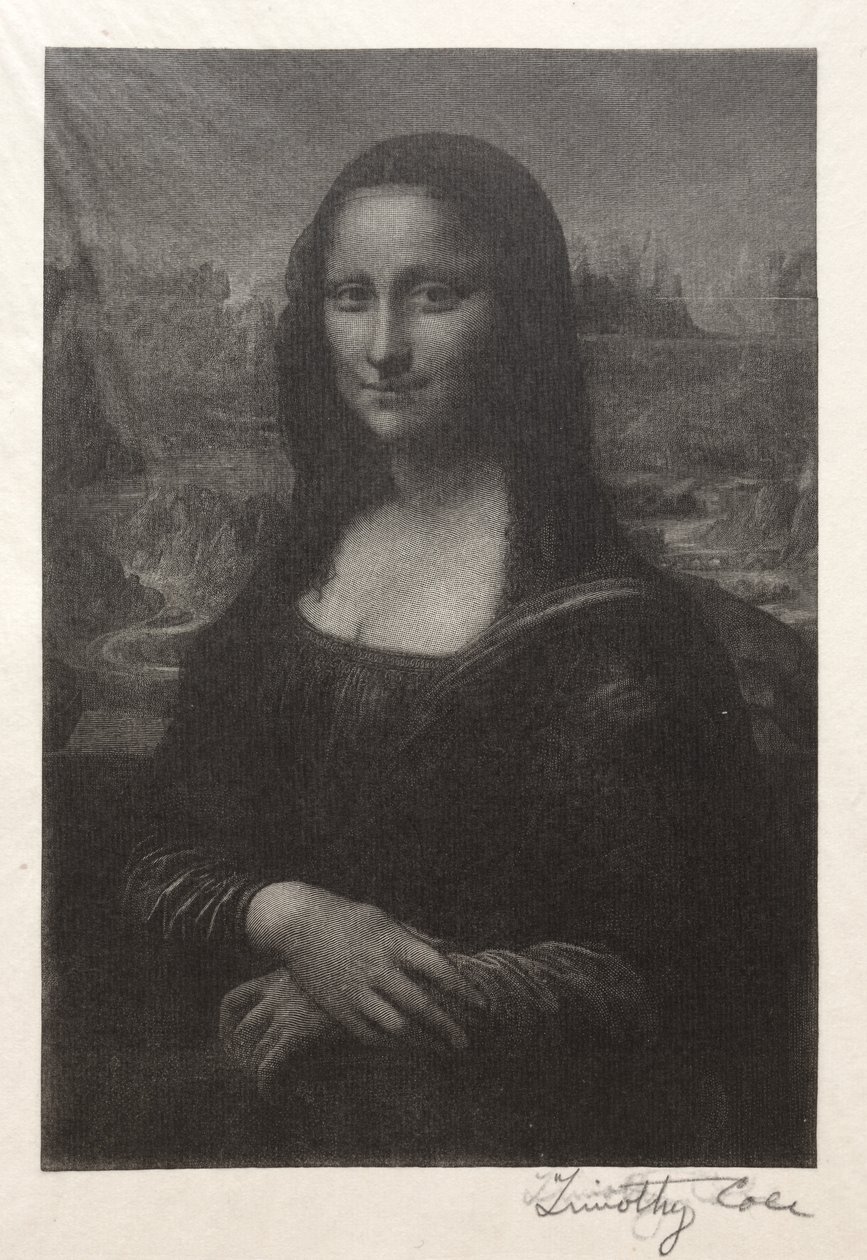 Régi olasz mesterek: Mona Lisa, 1888-1892. alkotó: Timothy Cole
