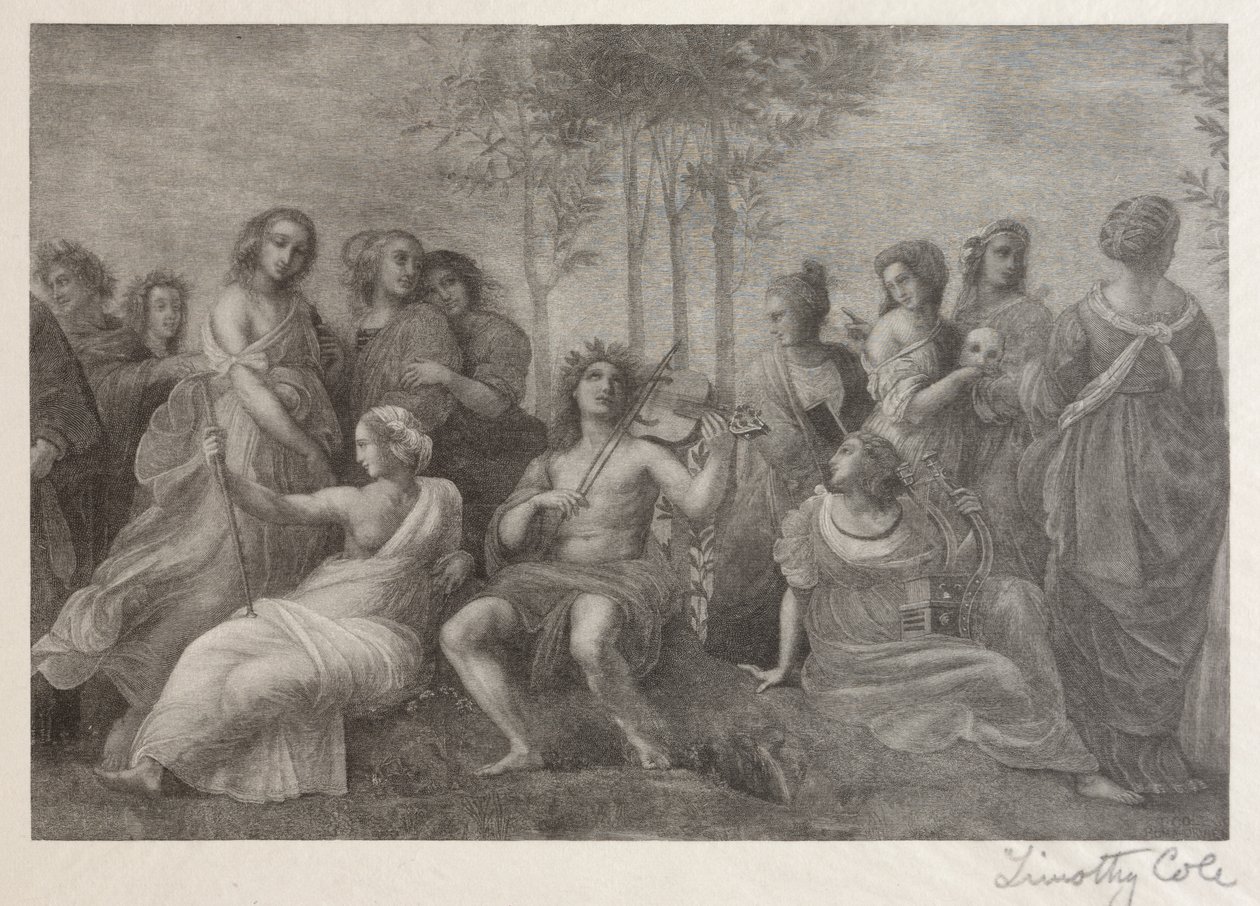 Régi olasz mesterek: Parnasszus, 1888-1892. alkotó: Timothy Cole
