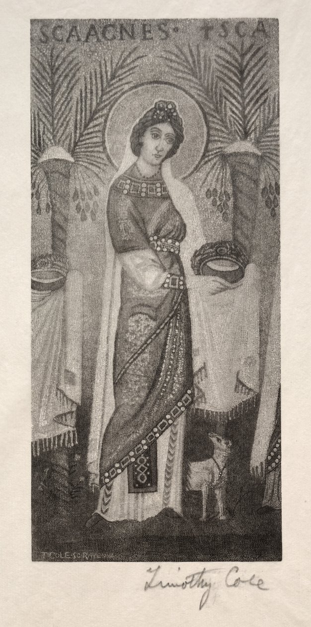 Régi olasz mesterek: Szent Ágnes, 1888-1892. alkotó: Timothy Cole
