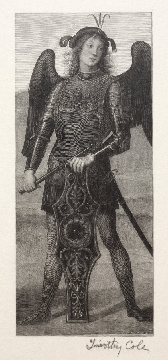 Régi olasz mesterek: Szent Mihály, 1888-1892. alkotó: Timothy Cole