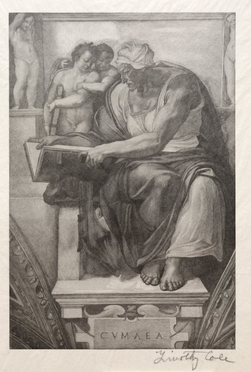 Régi olasz mesterek: A kumai szibilla, 1888-1892. alkotó: Timothy Cole