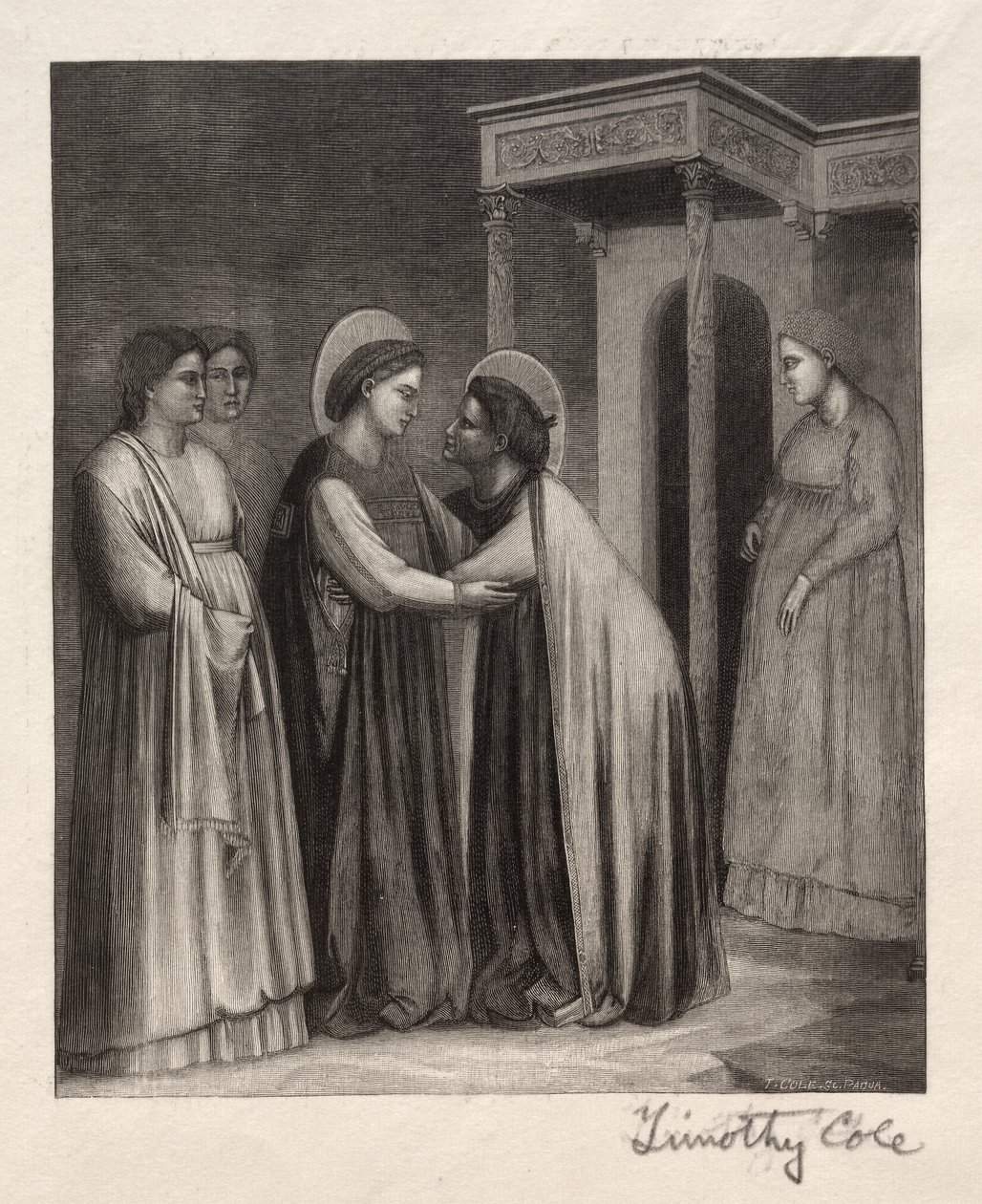 Régi olasz mesterek: A látogatás, 1888-1892. alkotó: Timothy Cole