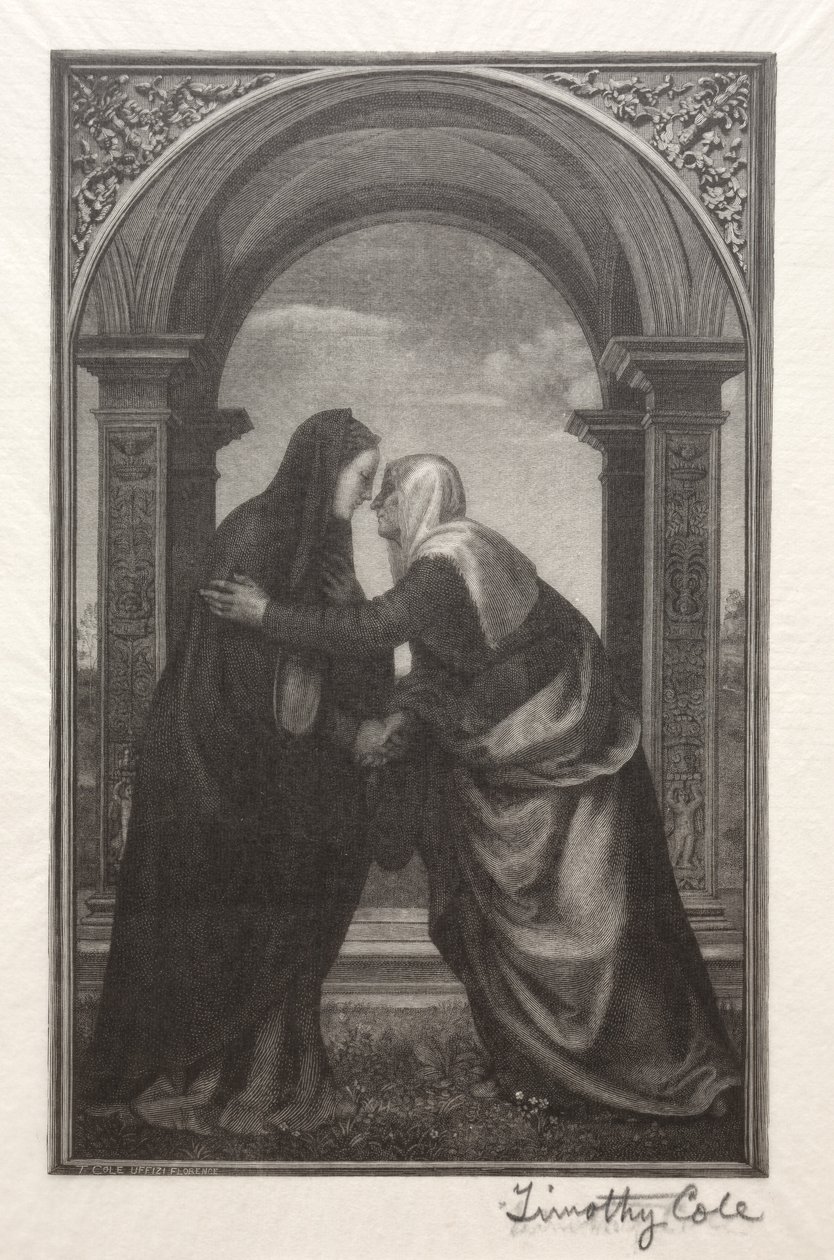 Régi olasz mesterek: A látogatás, 1888-1892. alkotó: Timothy Cole