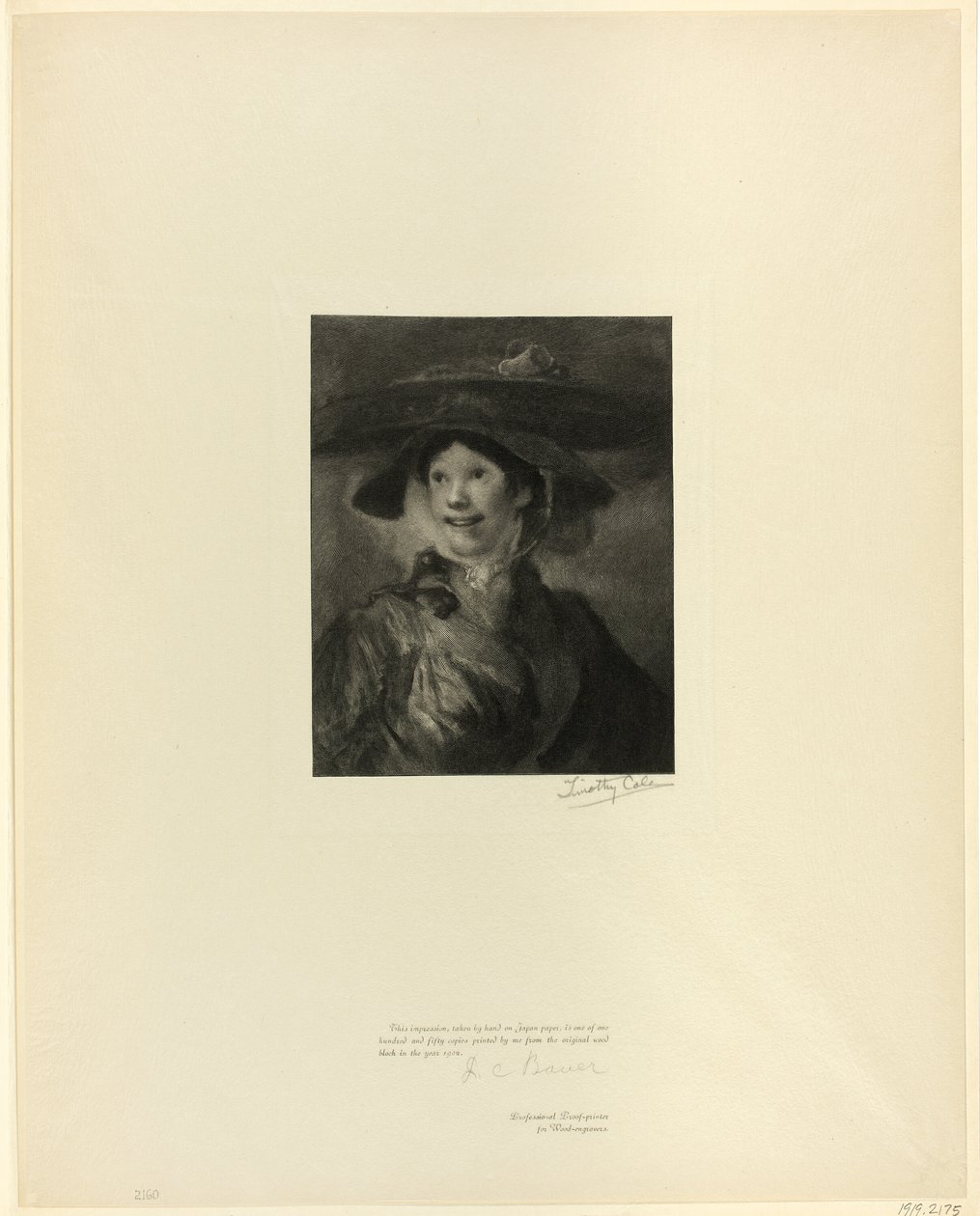 The Shrimp Girl, az Old English Masterstől alkotó: Timothy Cole