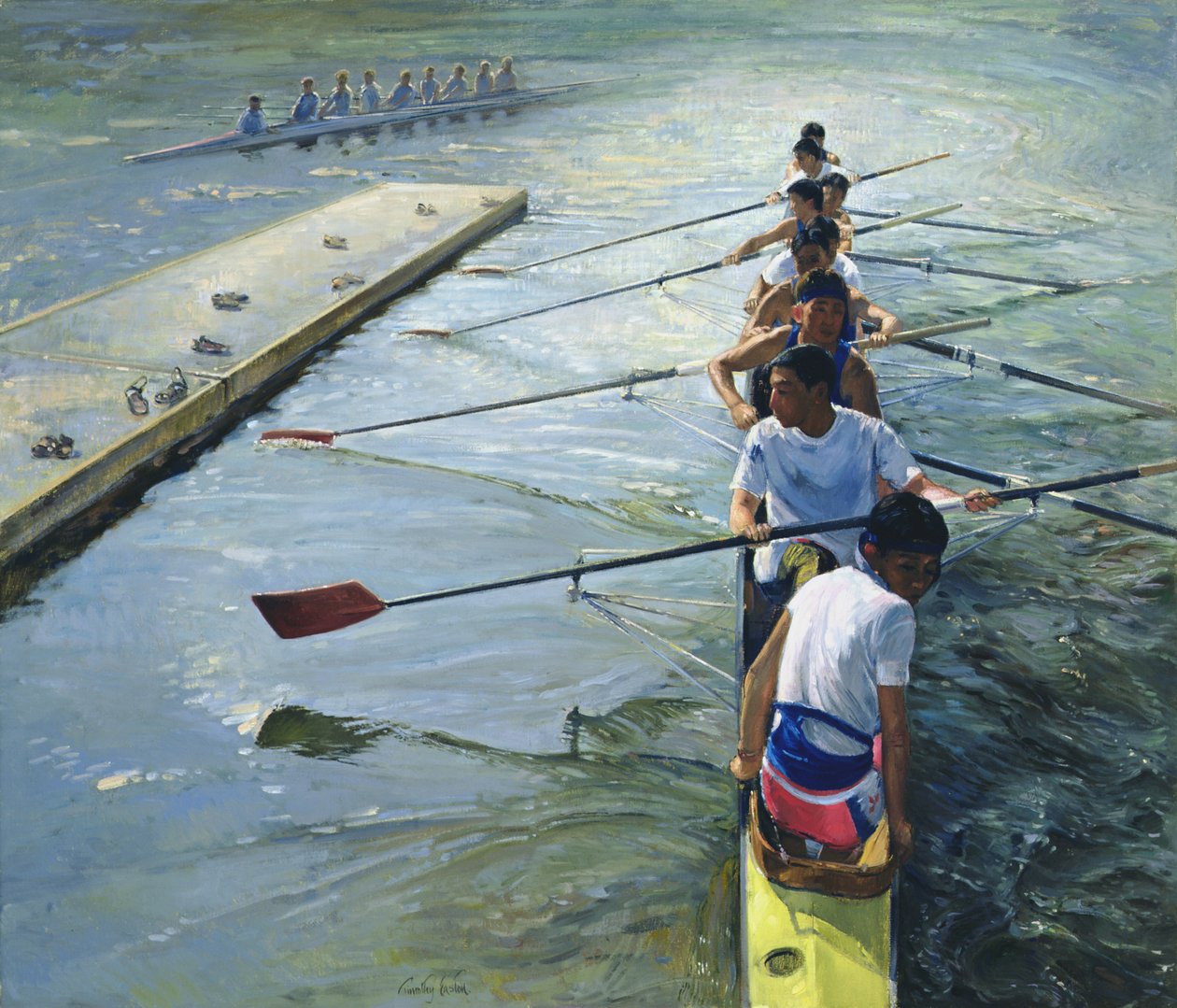 Távol a tutajtól, Henley alkotó: Timothy Easton