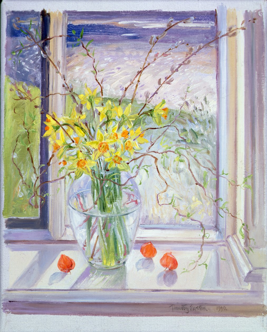 Fűzfaágak Nárciszszal alkotó: Timothy Easton