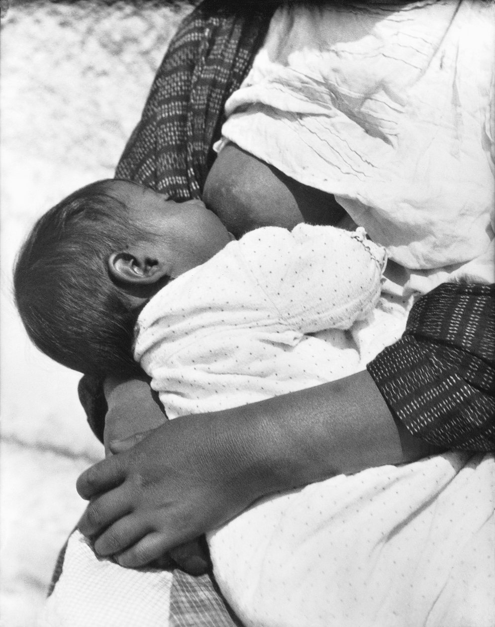 Babaápolás (Conchita édesanyjával, Luz Jimenezzel), Mexikóváros, 1926 alkotó: Tina Modotti