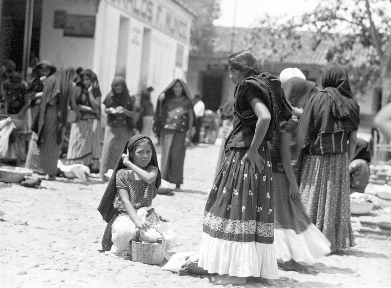 Piac Tehuantepecben, Mexikóban, 1929 alkotó: Tina Modotti