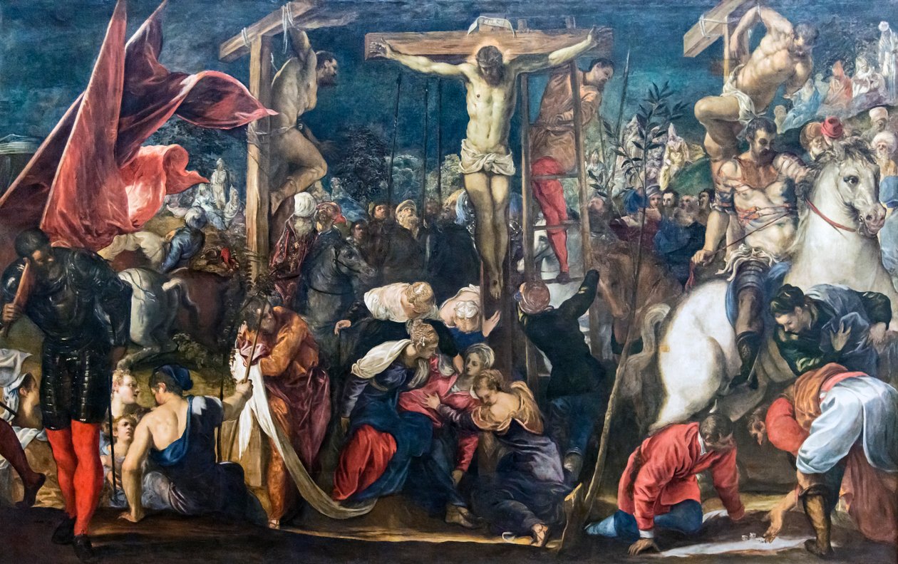 Keresztre feszítés alkotó: Tintoretto