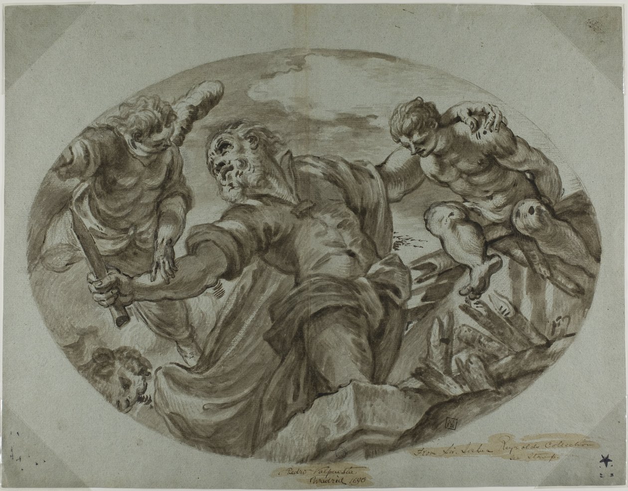 Izsák feláldozása alkotó: Tintoretto