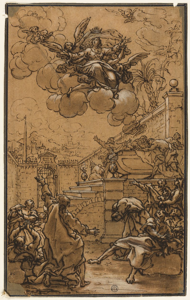A Szűz mennybemenetele alkotó: Tintoretto