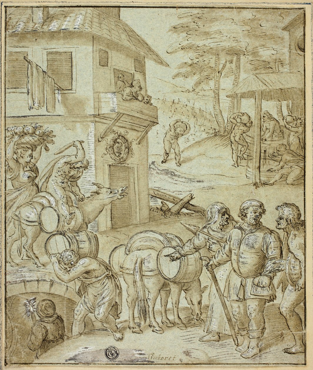 Borszüret alkotó: Tintoretto