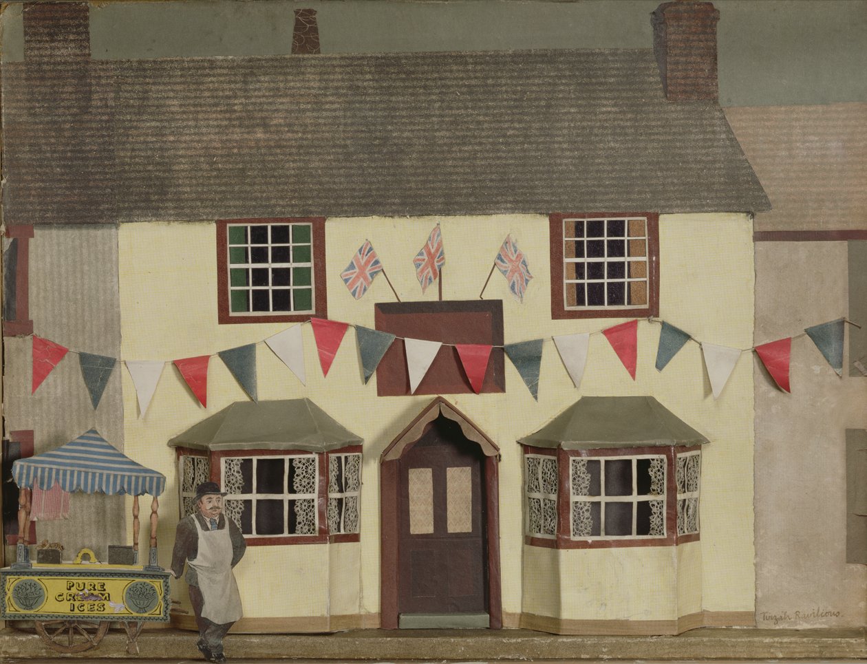 Pure Cream Ice (kollázs) alkotó: Tirzah Ravilious