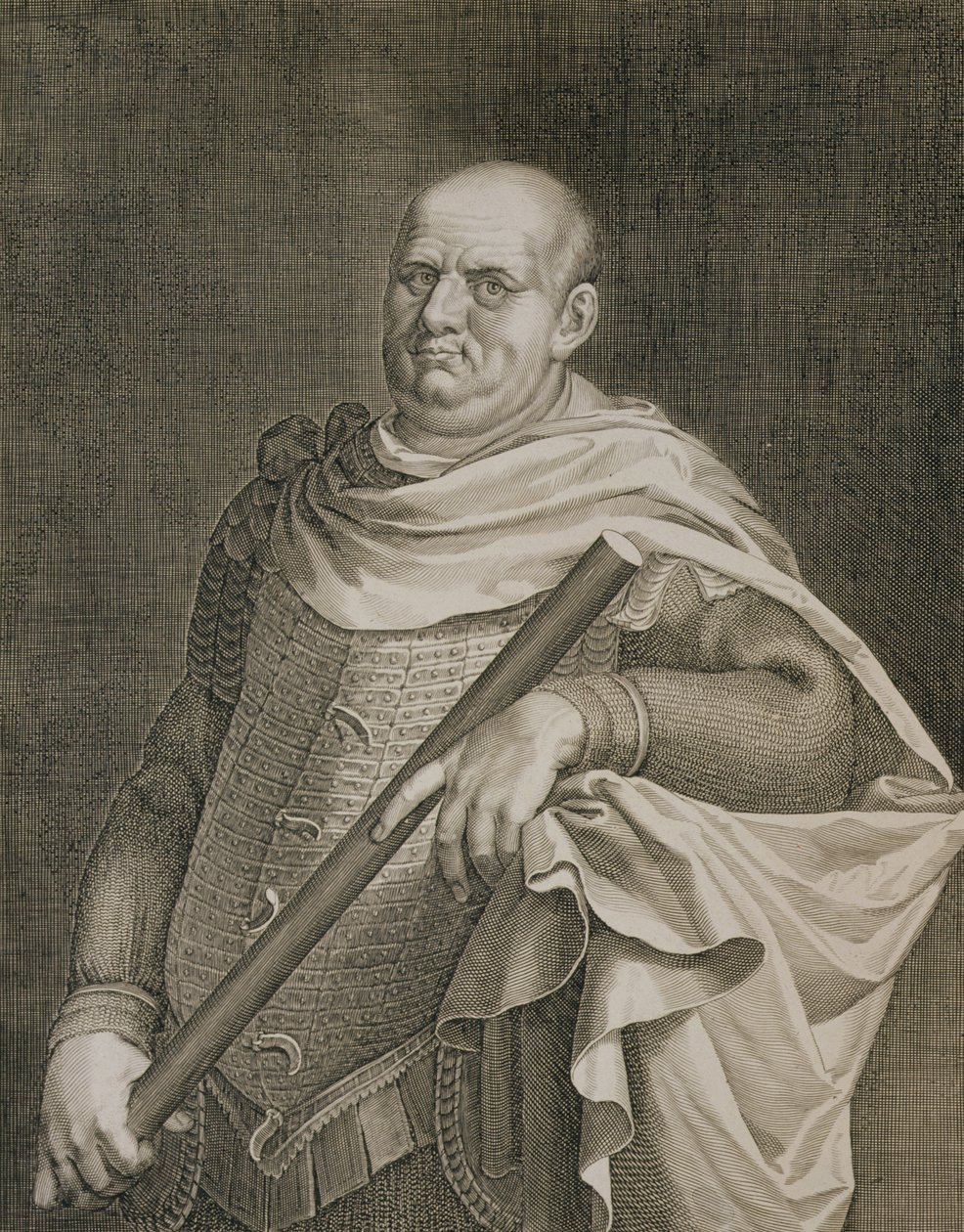 Vespasianus (Kr. u. 9-79) Róma császára Kr. u. 69-79 Aegidius Sadeler (1570-1629) metszete. alkotó: Tiziano Vecelli