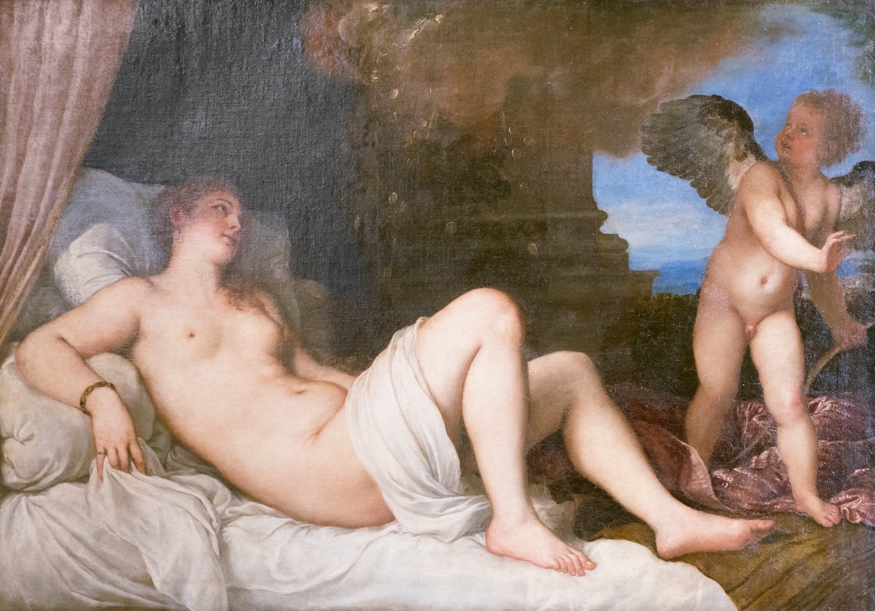 Danae alkotó: Titian (c.1488 1576)