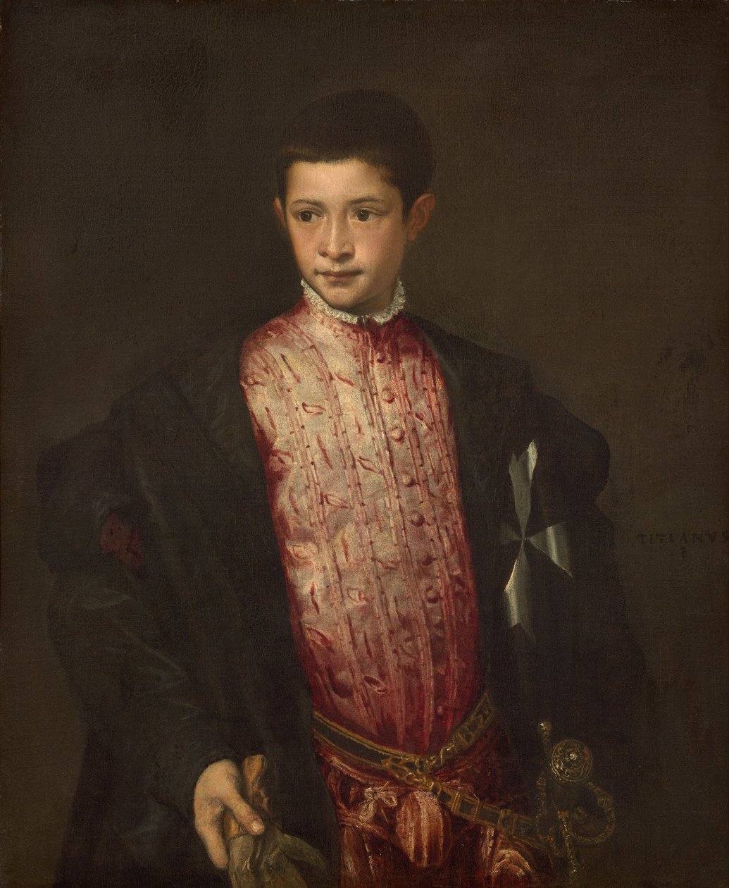 Ranuccio Farnese alkotó: Tiziano Vecelli