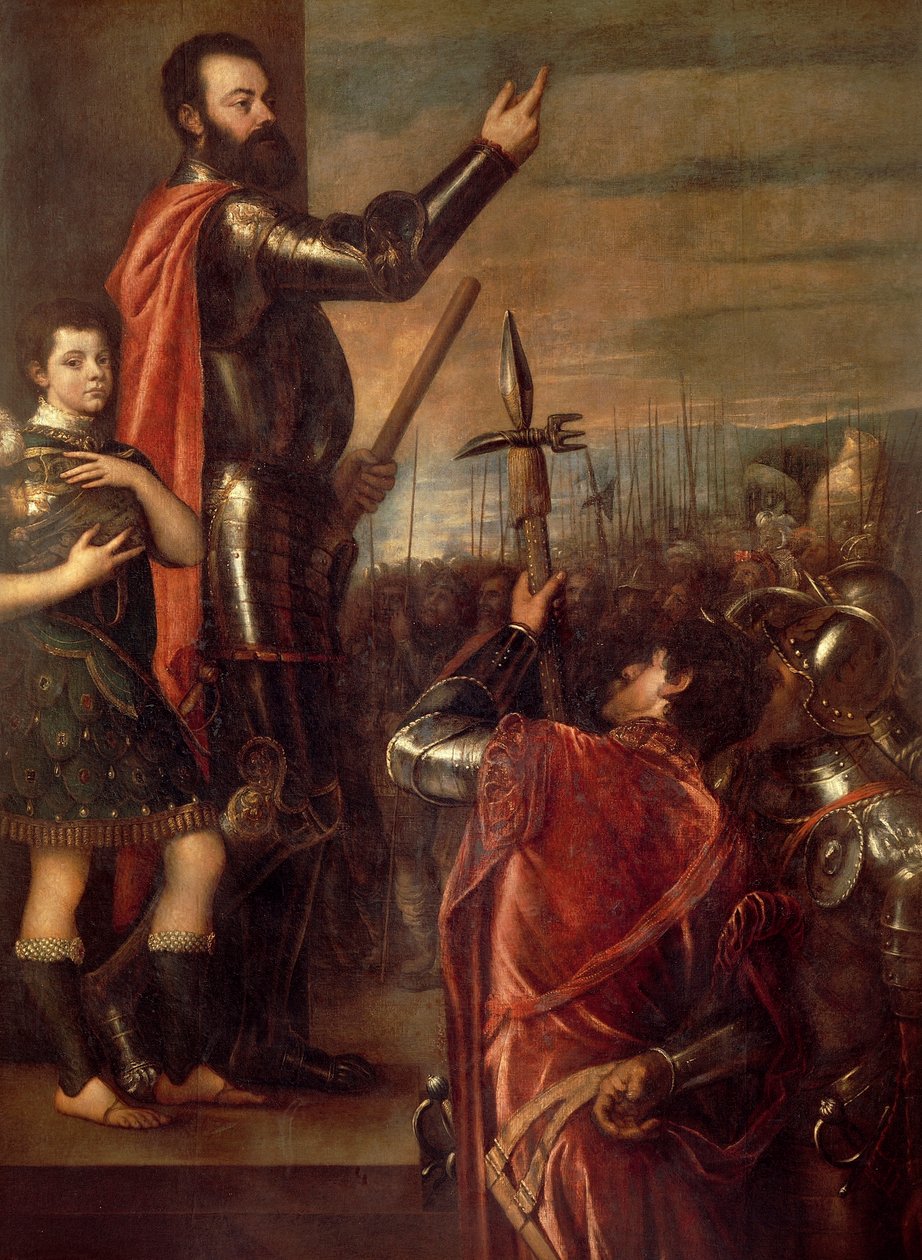 Vasto márki beszéde alkotó: Titian (c.1488 1576)