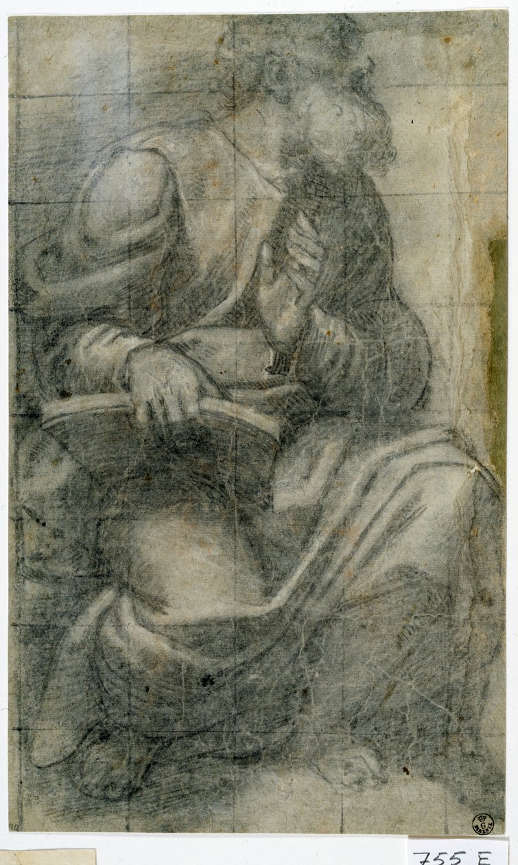 Apostol (kréta, papír) alkotó: Titian (c.1488 1576)