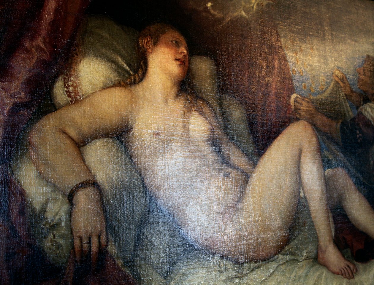 „Danae”, c1554 alkotó: Titian