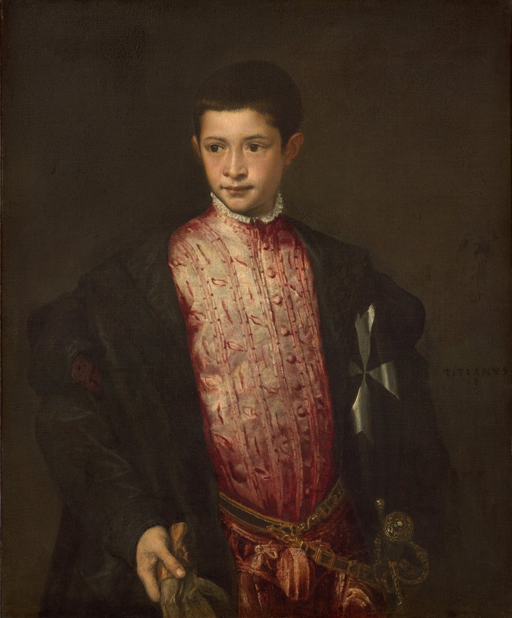 Ranuccio Farnese, 1541-1542. alkotó: Titian