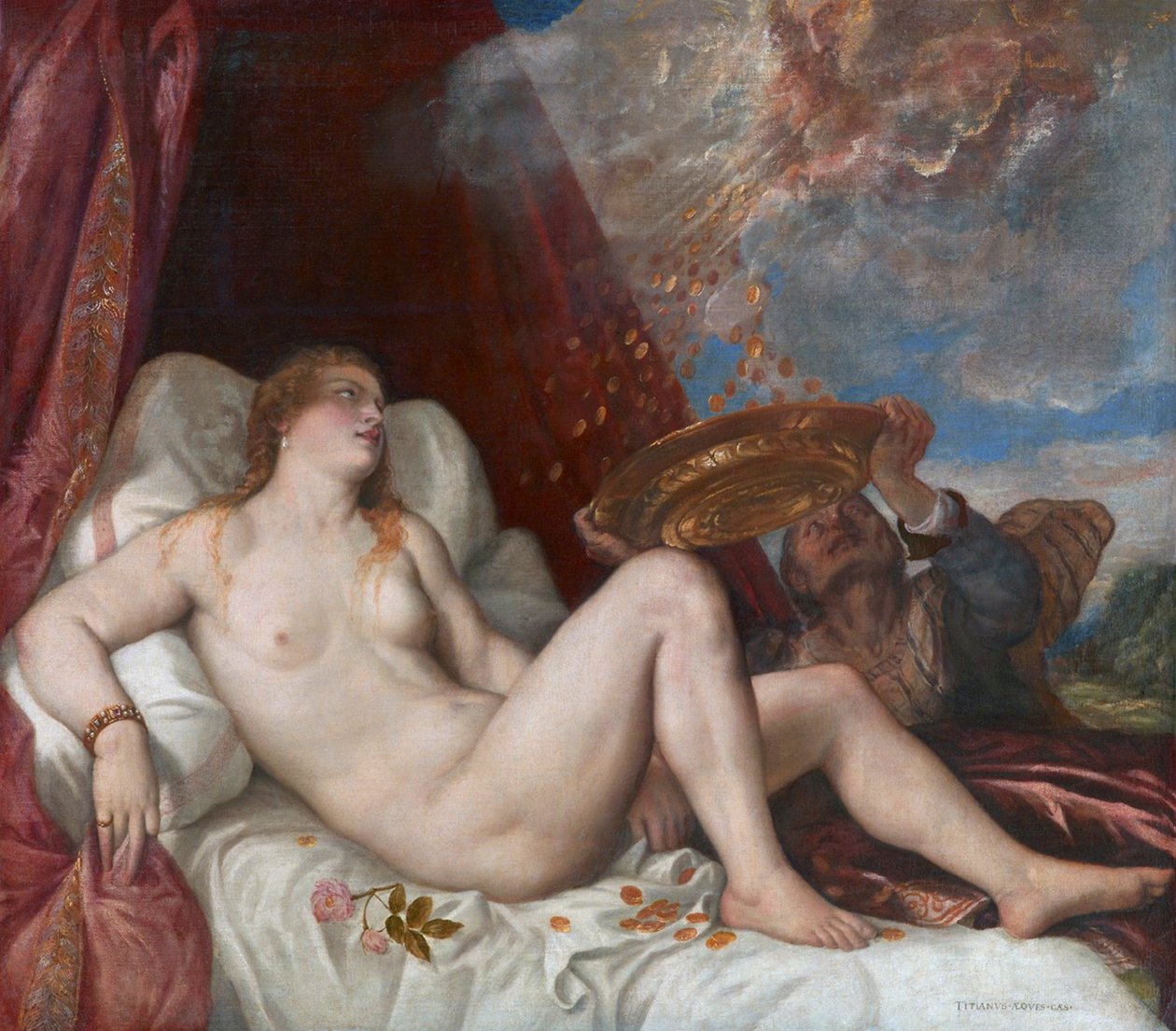 Danaë alkotó: Tiziano Vecelli