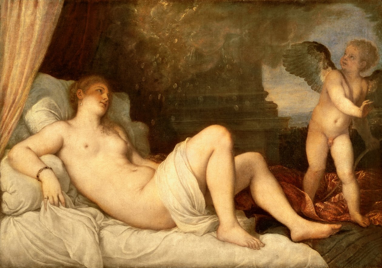 Danae alkotó: Tiziano Vecelli