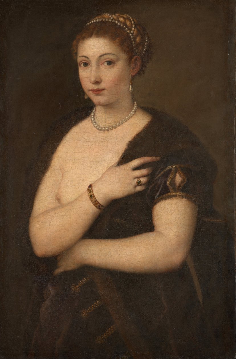 Lány szőrmében alkotó: Tiziano Vecelli