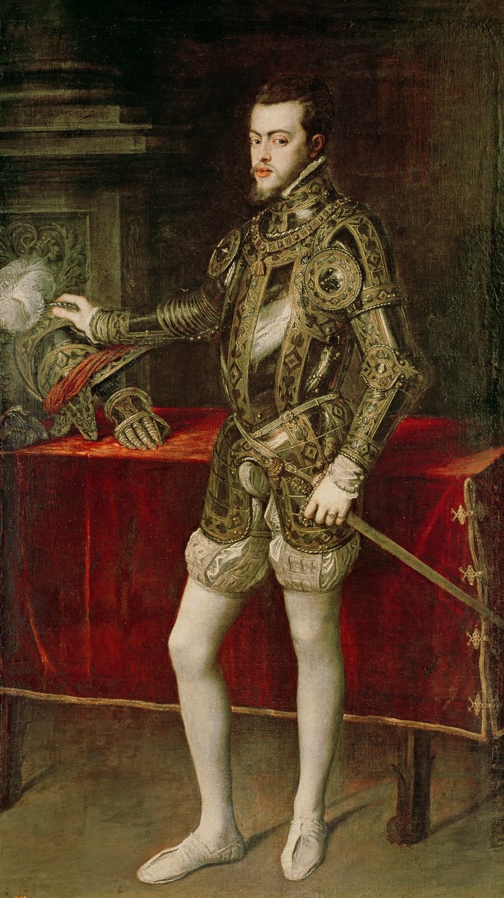 II. Fülöp király (1527-98) 1550 alkotó: Tiziano Vecelli