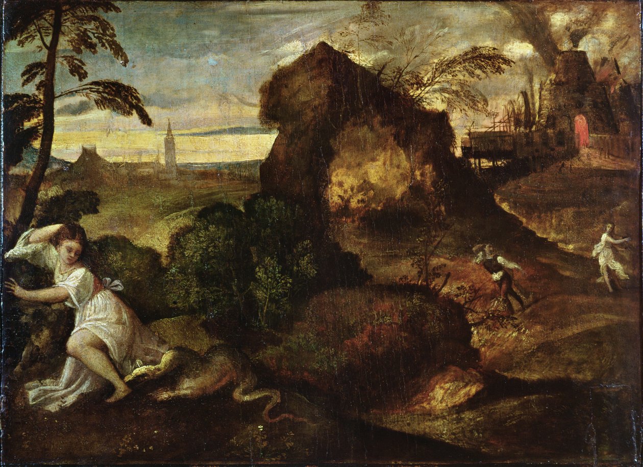 Orpheus és Eurydice alkotó: Tiziano Vecelli