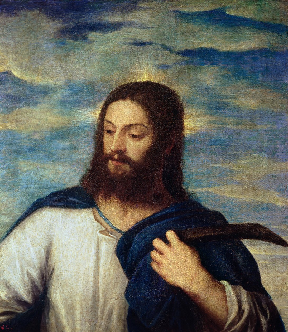 A Megváltó, 1553 körül alkotó: Tiziano Vecelli